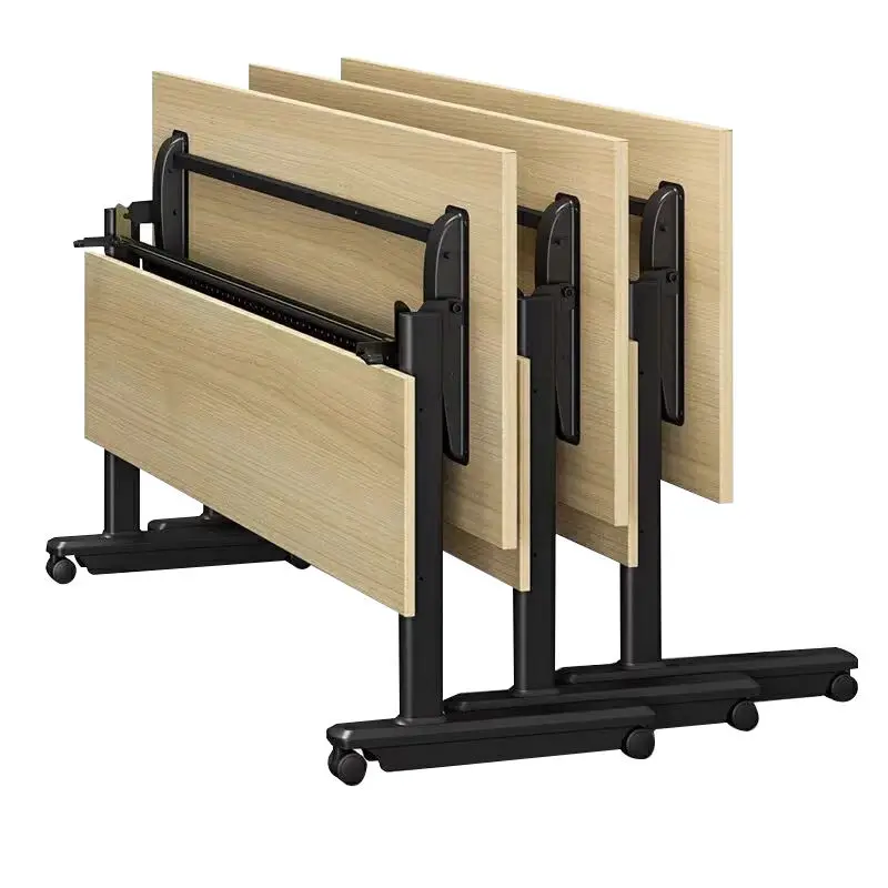 Multi-functional Desk Folding Conference Training Table Chair Combination Extendable Foldable Modern Office Furniture for Hotel — image 7