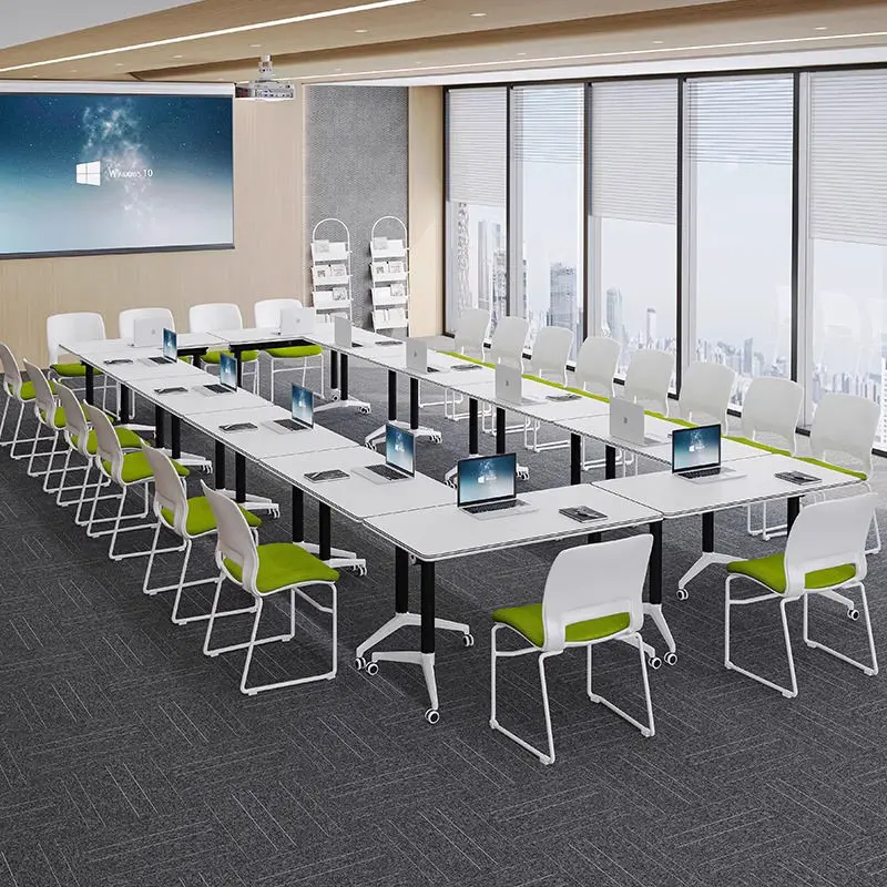 Multi-functional Desk Folding Conference Table Training Table and Chair Combination Splicing Desk Modern — image 3