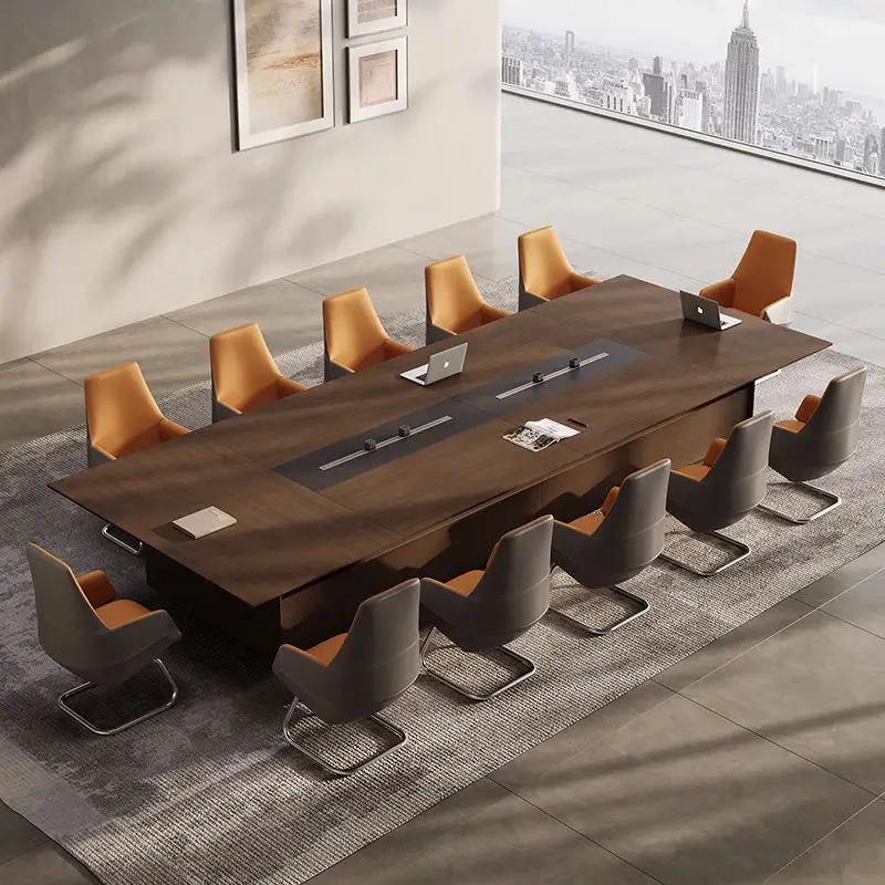 Modern Melamine Conference Desk Set for Office Hotel School & Home Office Use — image 4