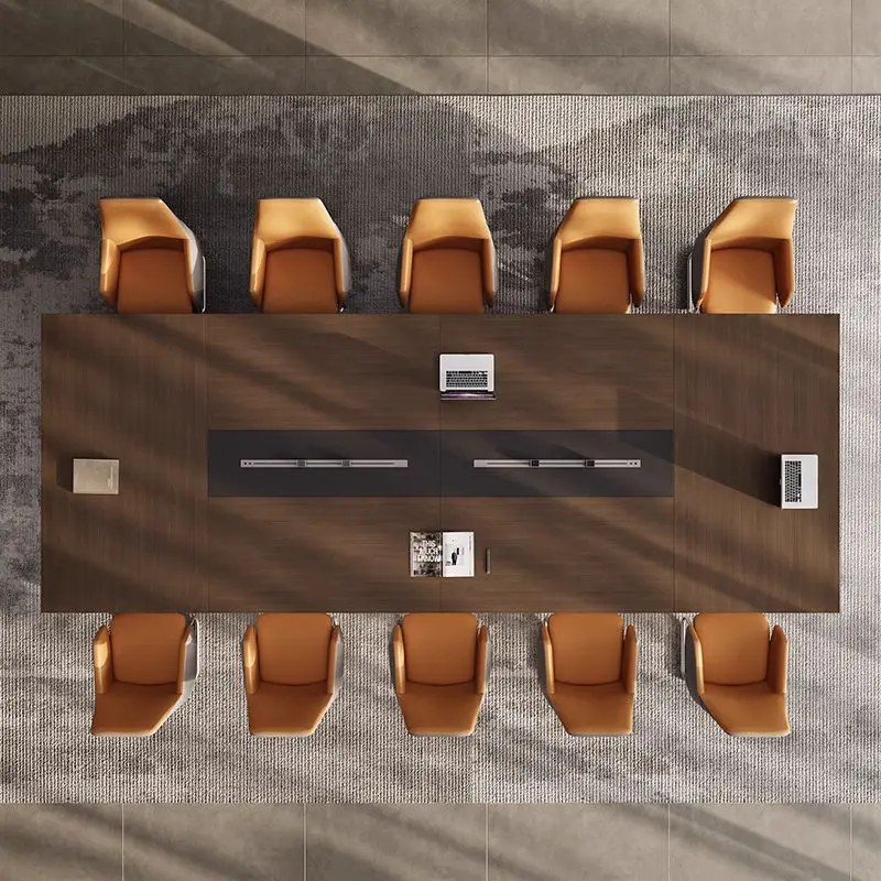 Modern Melamine Conference Desk Set for Office Hotel School & Home Office Use — image 5