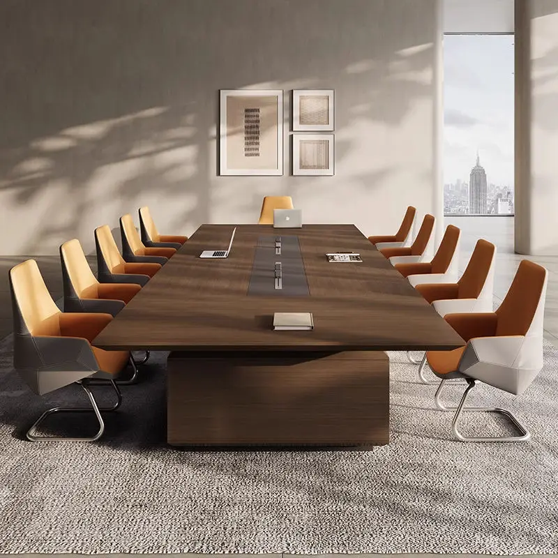 Modern Melamine Conference Desk Set for Office Hotel School & Home Office Use — image 6