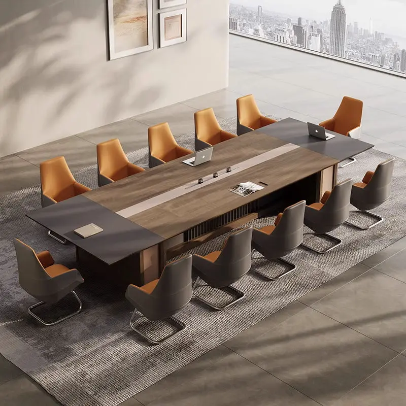Office Furniture Desk Set Conference Room Desk Table Meeting Table Modern Conference Tables — view 3