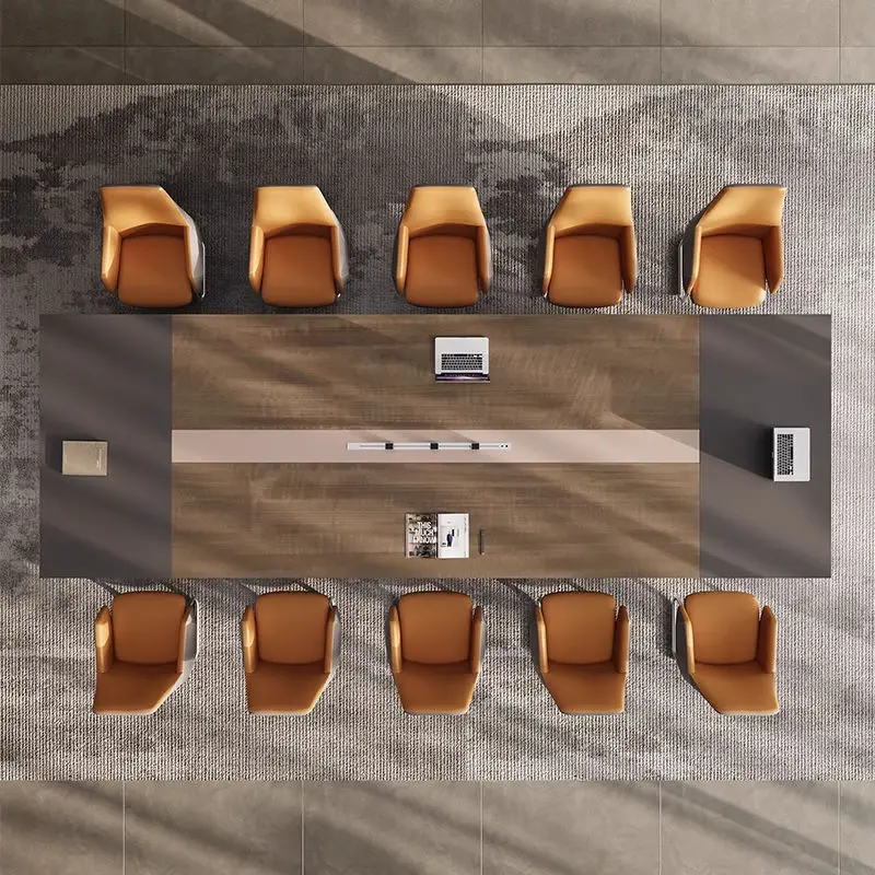 Office Furniture Desk Set Conference Room Desk Table Meeting Table Modern Conference Tables — view 4