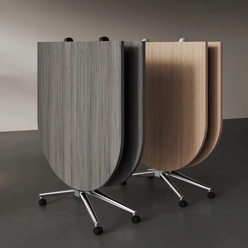 Mobile Folding Conference Table, Long Strip Table, Training Table, Office Desk — view 1