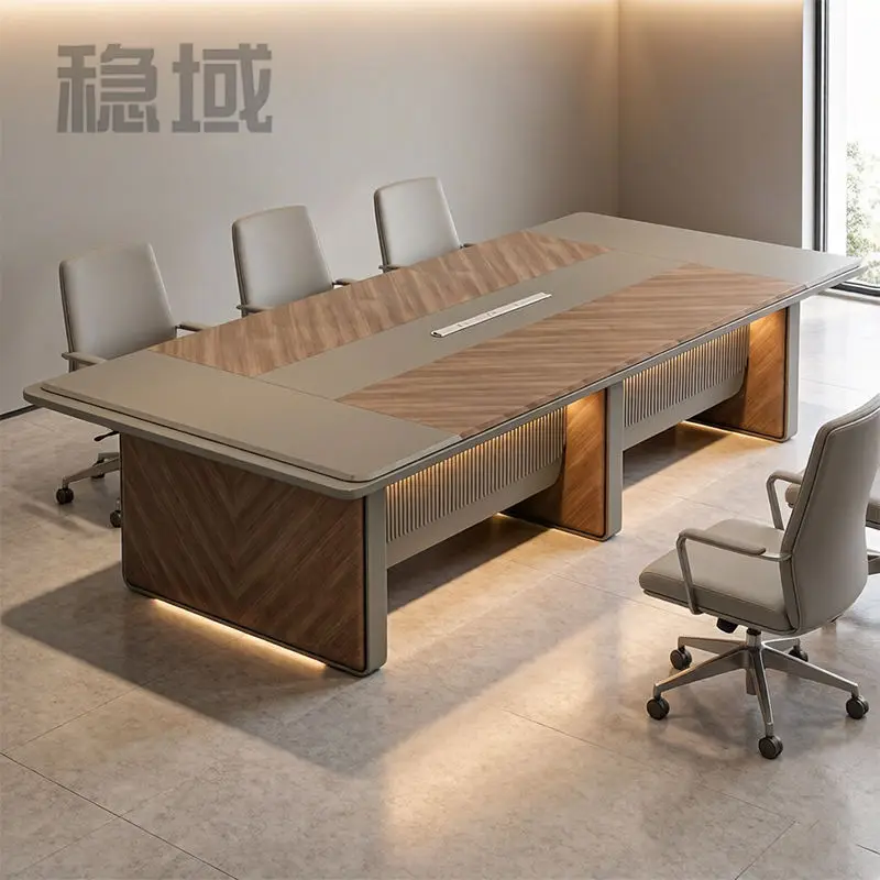 Office Furniture Desk Set Conference Room Desk Table Meeting Table Modern Conference Tables — view 3