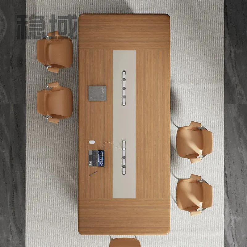 Office Furniture Desk Set Conference Room Desk Table Meeting Table Modern Conference Tables — view 2