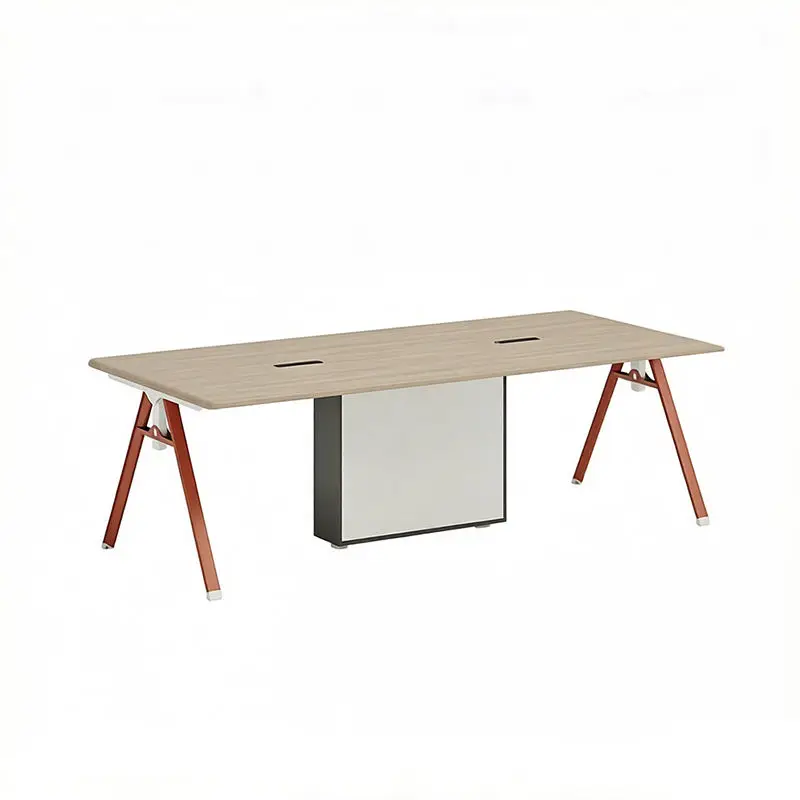 Modern Melamine Conference Table Set for Office Hotel School Hospital Use-Commercial Desk — image 5