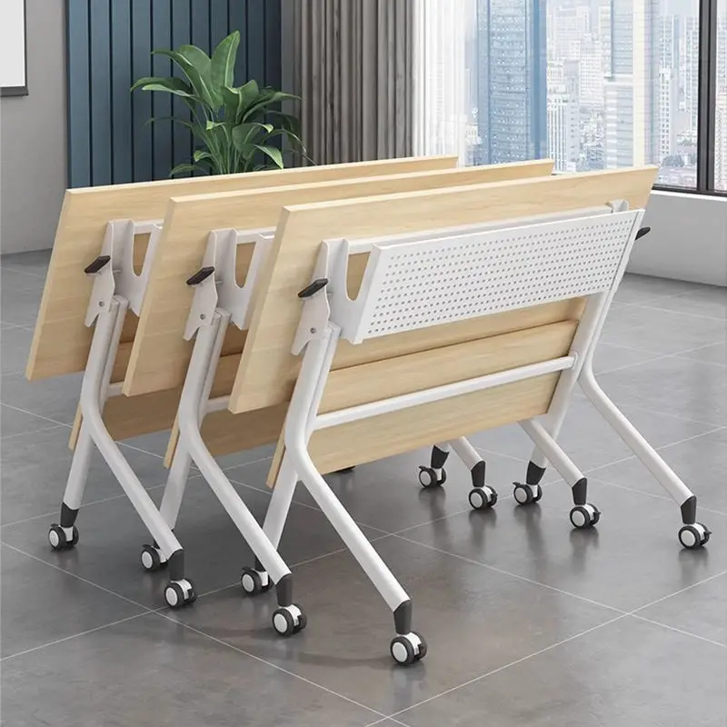 Multi-functional Desk Folding Conference Table Training Table and Chair Combination Splicing Desk Modern — image 4