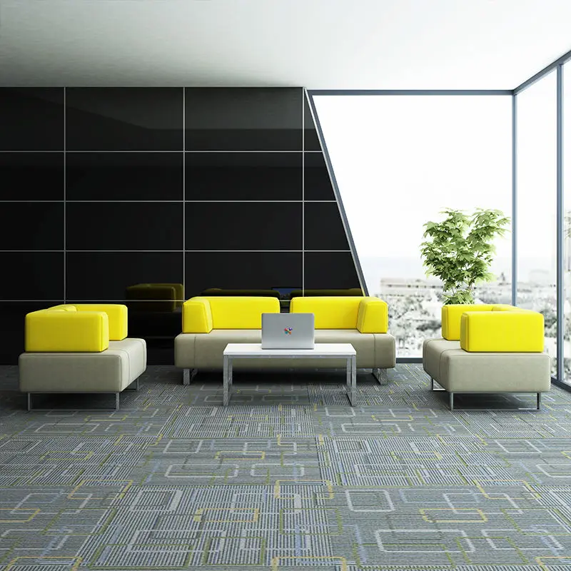 Office Furniture Commercial Modern Reception Sofa Office Couch Leather Office Sofa Set Furniture — image 5