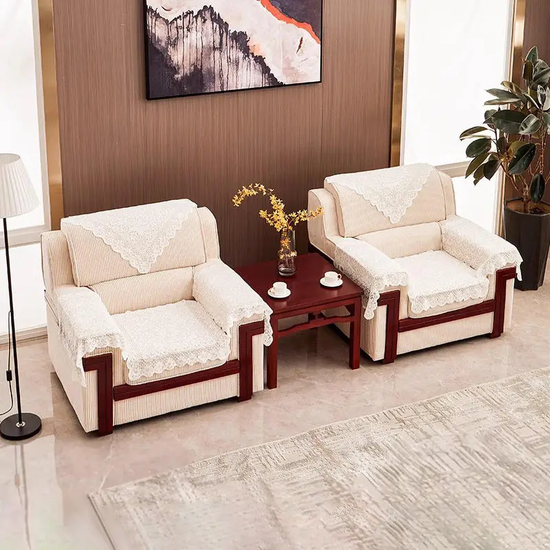Office Furniture Commercial Modern Reception Sofa Office Couch Leather Office Sofa Set Furniture — view 1
