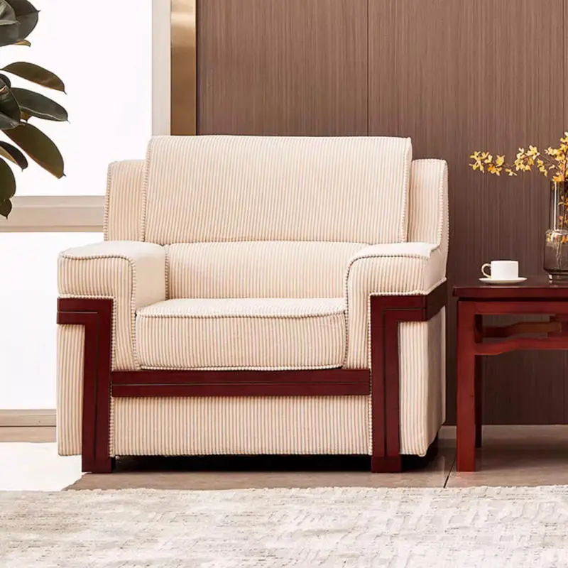 Office Furniture Commercial Modern Reception Sofa Office Couch Leather Office Sofa Set Furniture — image 6