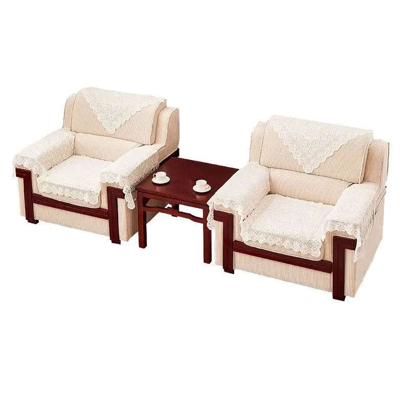 Office Furniture Commercial Modern Reception Sofa Office Couch Leather Office Sofa Set Furniture — image 7