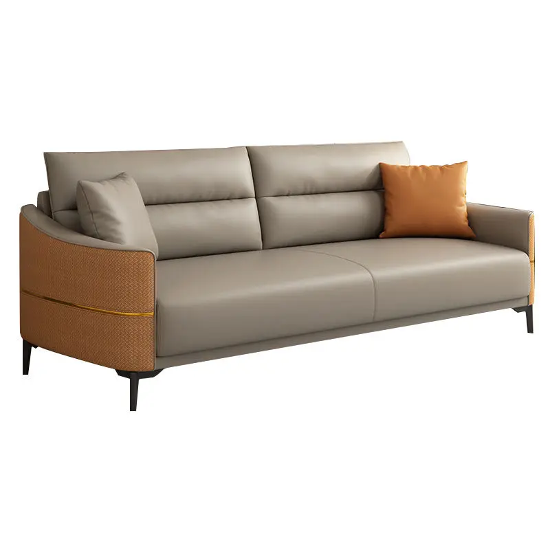 Commercial Modern Extendable Modular Leather Reception Sofa Set for Living Room School Hospital Use — image 7