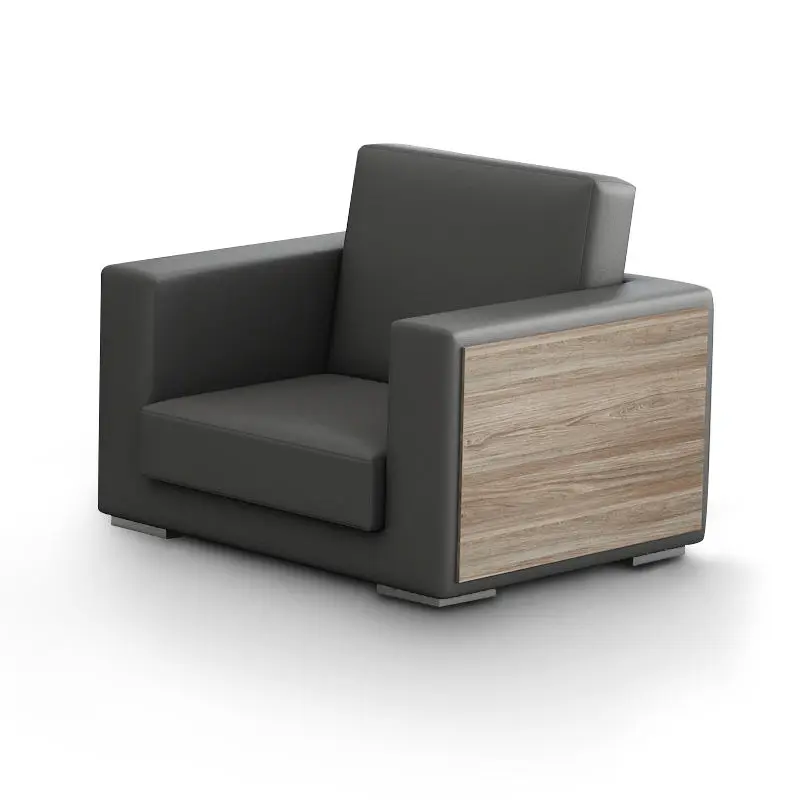 Office Furniture Commercial Modern Reception Sofa Office Couch Leather Office Sofa Set Furniture — image 6