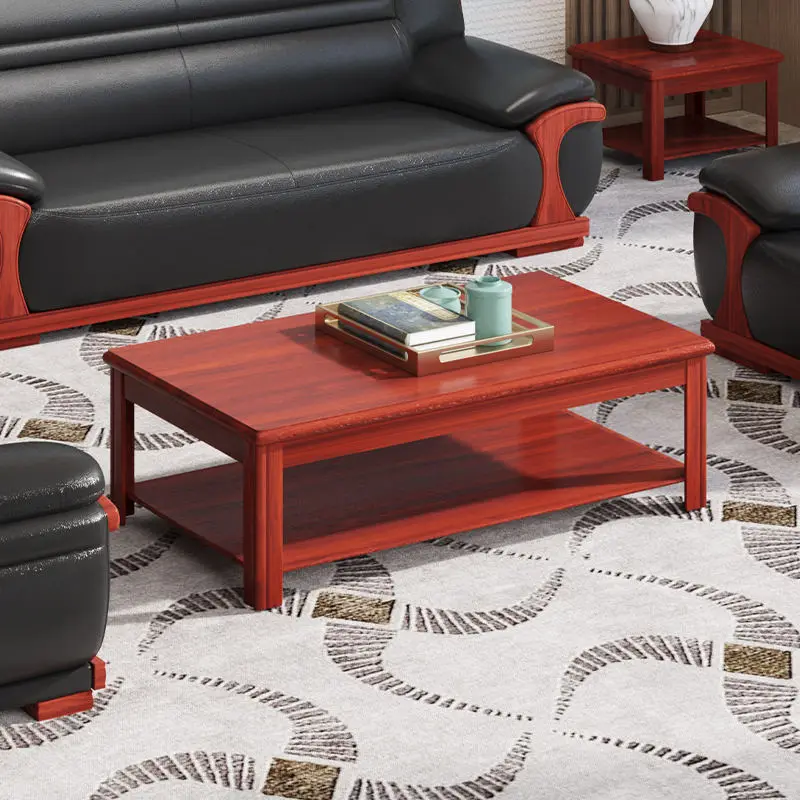 Commercial Modern Leather Reception Office Sofa Set for Home Office Hotel Apartment Use — image 5