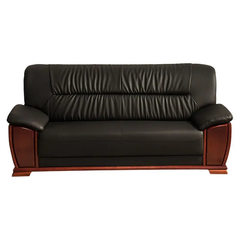 Office Furniture Commercial Modern Reception Sofa Office Couch Leather Office Sofa Set Furniture — image 5