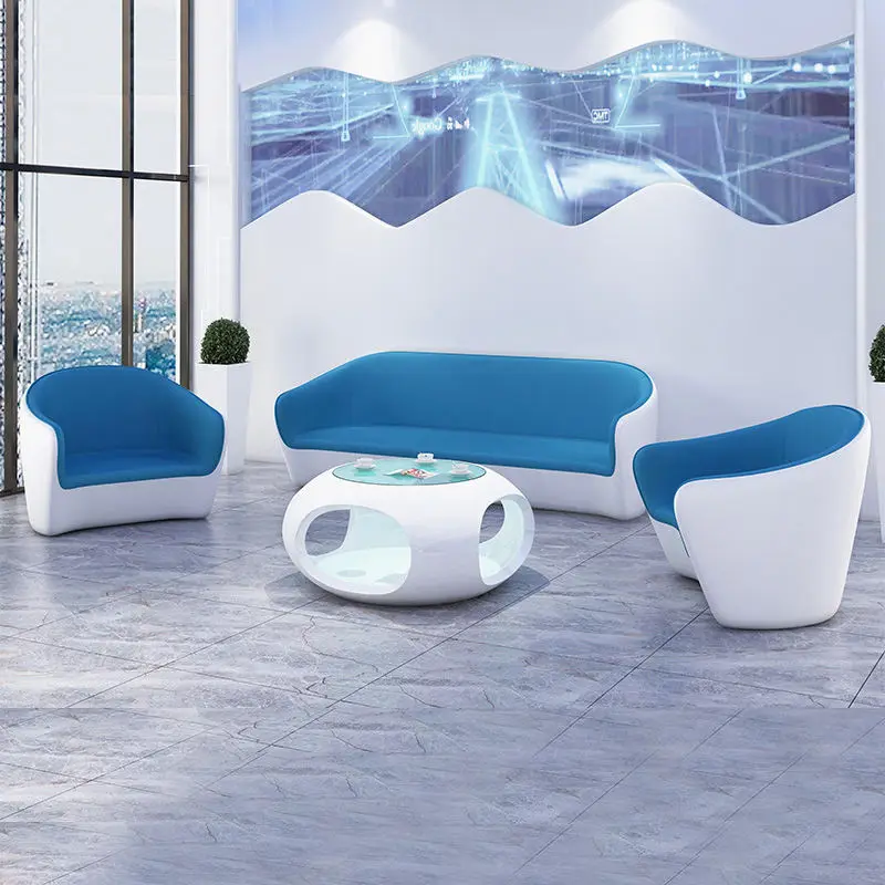 Modern Office Reception Sofa Set Metal Base for Hotels Schools Hospitals Office Furniture — view 1