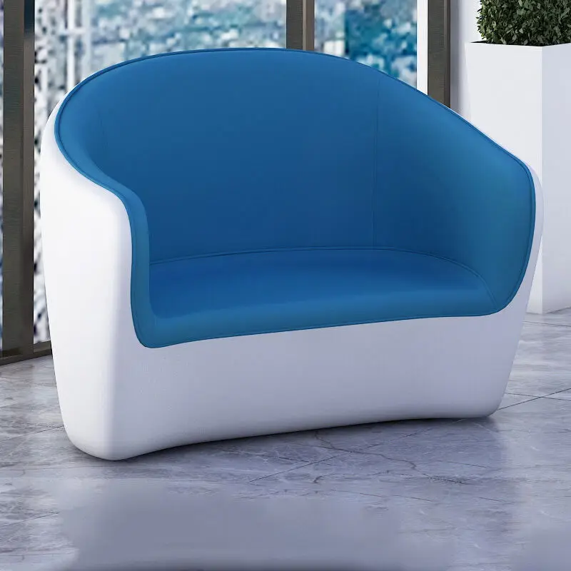Modern Office Reception Sofa Set Metal Base for Hotels Schools Hospitals Office Furniture — image 3
