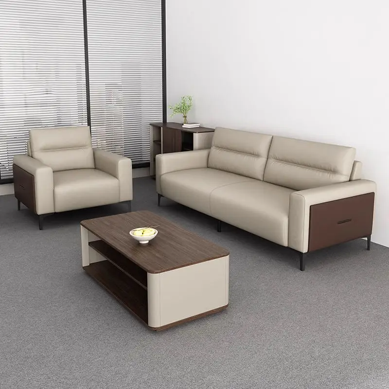 Modern Office Reception Sofa Set Metal Base for Hotels Schools Hospitals Office Furniture — view 3