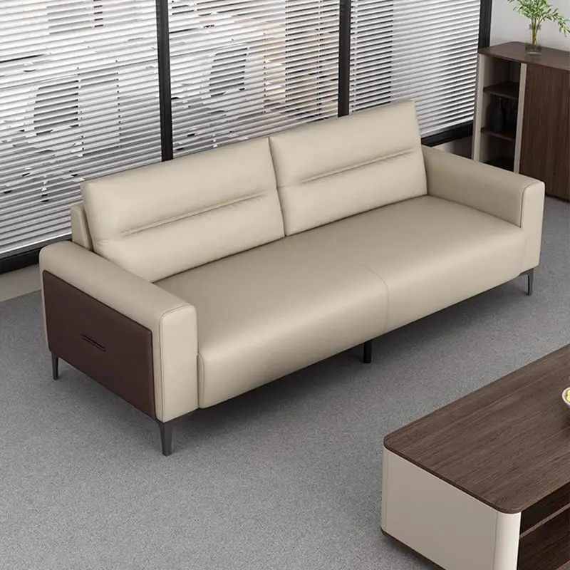 Modern Office Reception Sofa Set Metal Base for Hotels Schools Hospitals Office Furniture — view 5