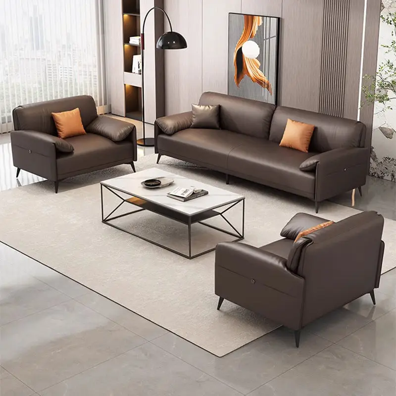 Modern Office Reception Sofa Set Metal Base for Hotels Schools Hospitals Office Furniture — view 1