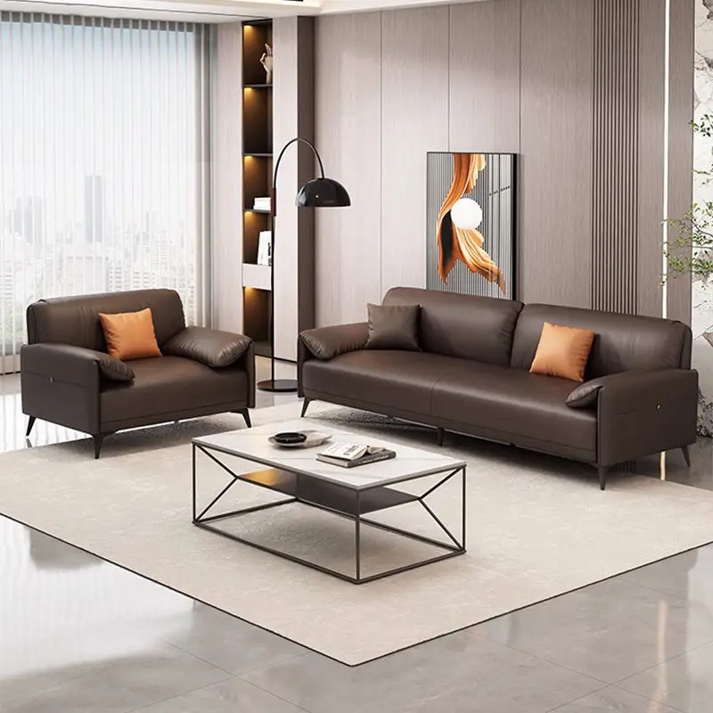 Modern Office Reception Sofa Set Metal Base for Hotels Schools Hospitals Office Furniture — image 3