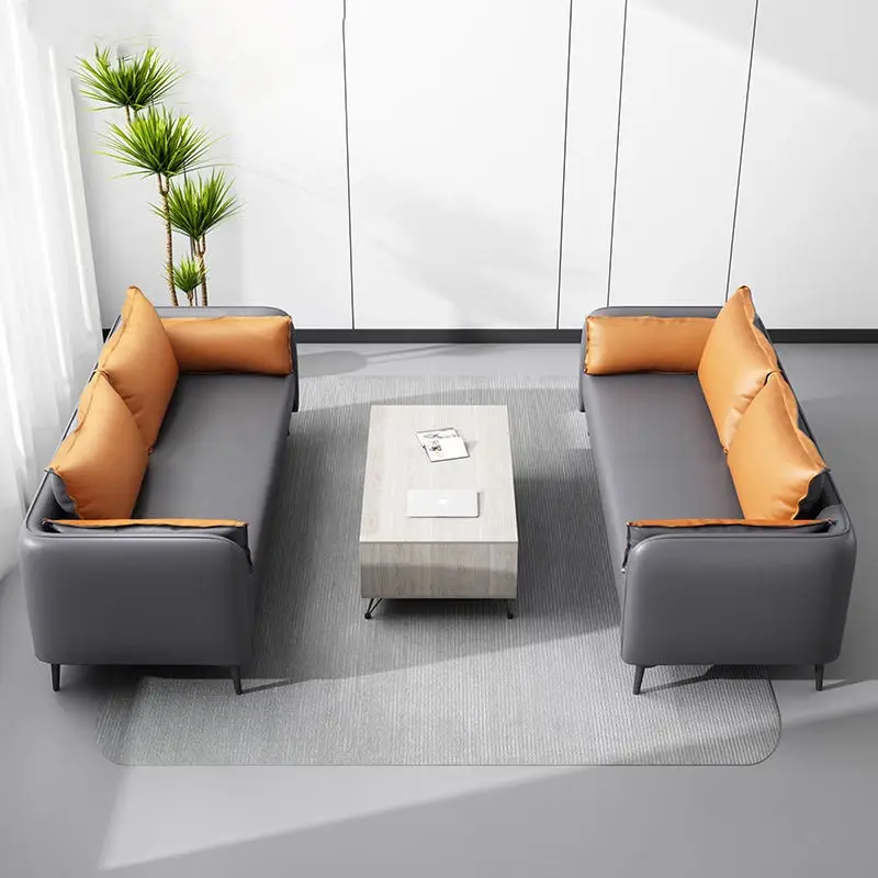 Modern Office Reception Sofa Set Metal Base for Hotels Schools Hospitals Office Furniture — image 4
