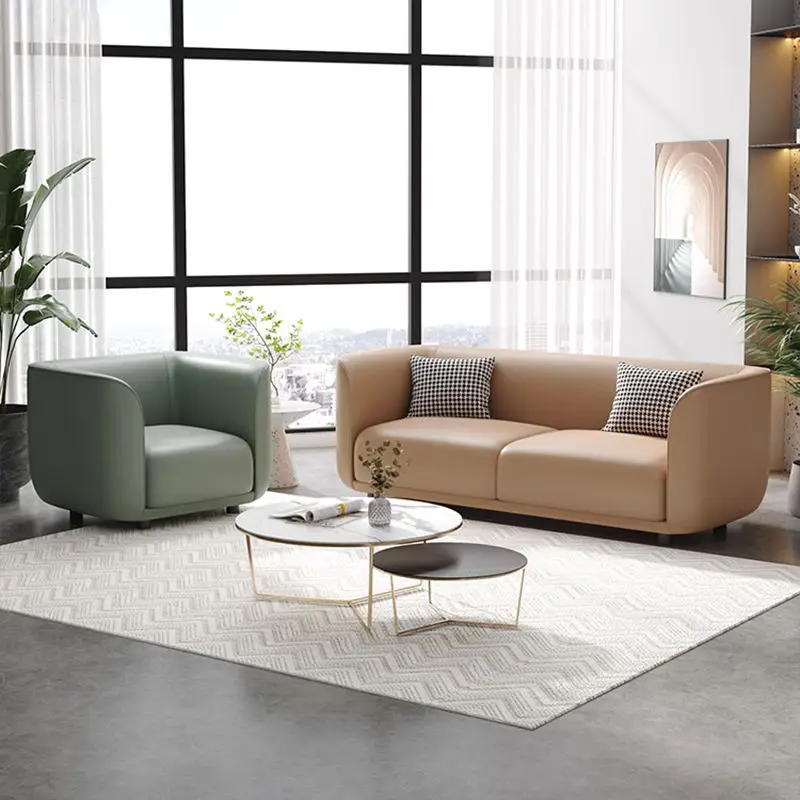 Modern Office Reception Sofa Set Metal Base for Hotels Schools Hospitals Office Furniture — image 3