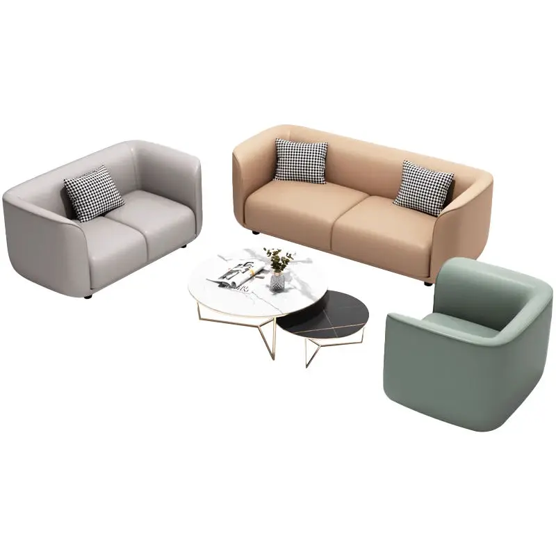 Modern Office Reception Sofa Set Metal Base for Hotels Schools Hospitals Office Furniture — image 7