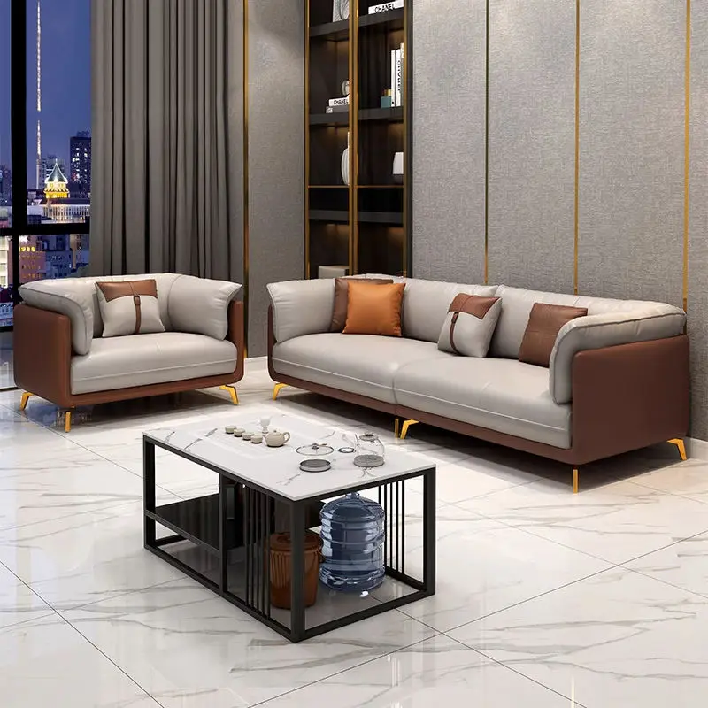 Modern Office Reception Sofa Set Metal Base for Hotels Schools Hospitals Office Furniture — image 6