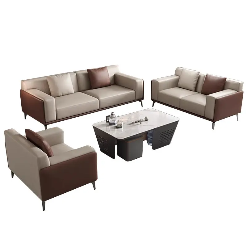 Modern Office Reception Sofa Set Metal Base for Hotels Schools Hospitals Office Furniture — image 7
