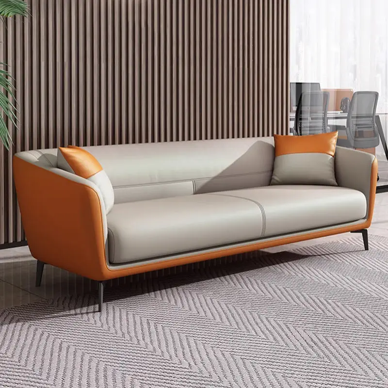 Modern Office Reception Sofa Set Metal Base for Hotels Schools Hospitals Office Furniture — image 7