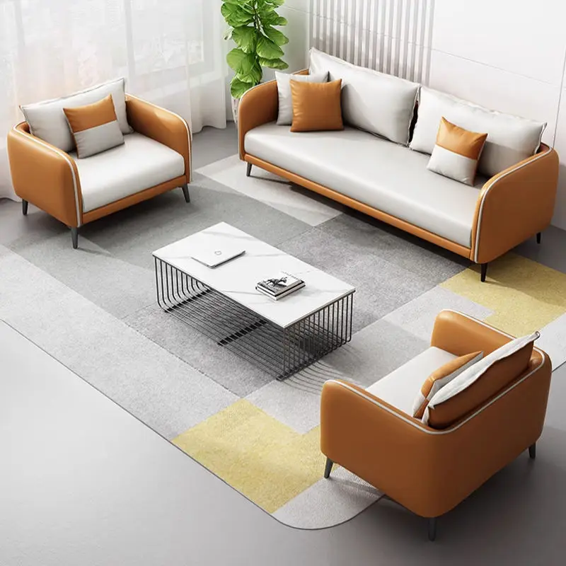 Modern Office Reception Sofa Set Metal Base for Hotels Schools Hospitals Office Furniture — view 1