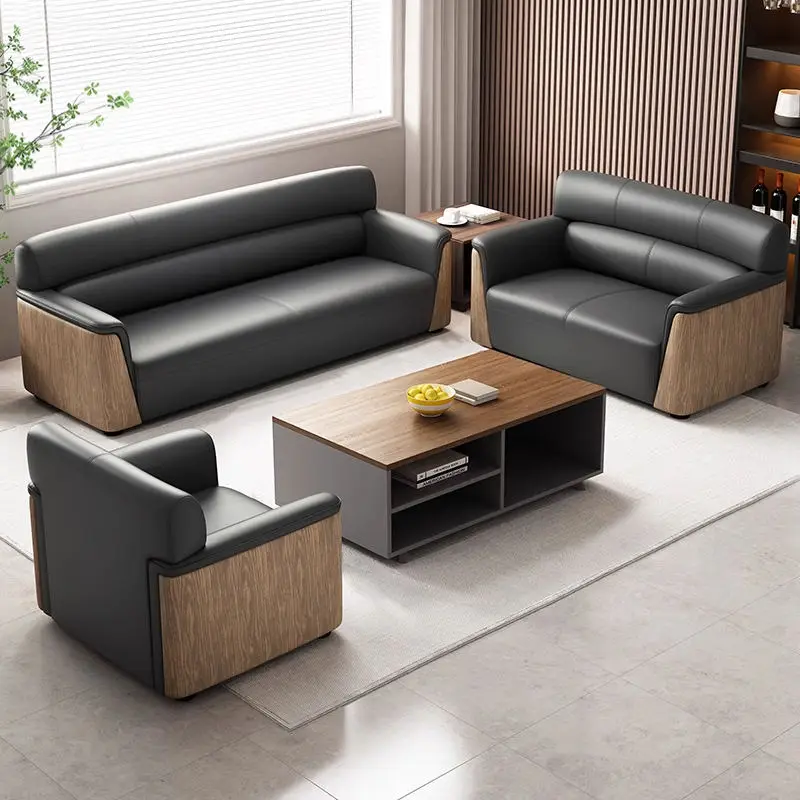 Modern Office Reception Sofa Set Metal Base for Hotels Schools Hospitals Office Furniture — image 6