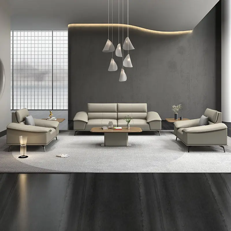 Modern Office Reception Sofa Set Metal Base for Hotels Schools Hospitals Office Furniture — view 1