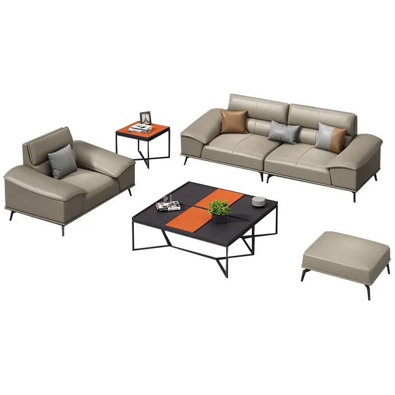 Modern Office Reception Sofa Set Metal Base for Hotels Schools Hospitals Office Furniture — image 7
