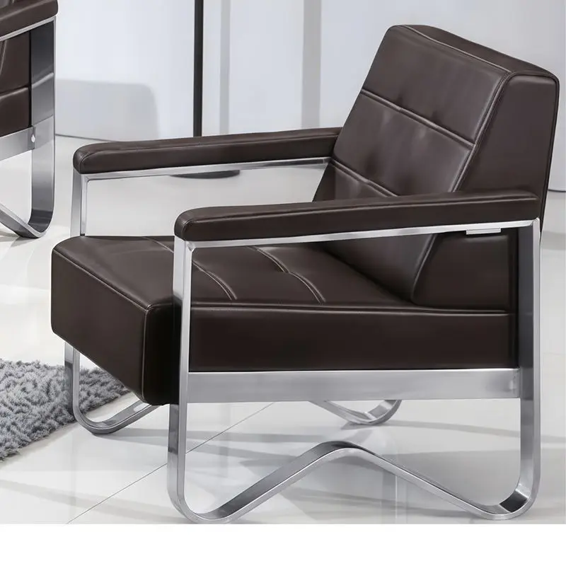 Office Furniture Commercial Modern Modular Extendable Reception Sofa Set Leather Office Sofa Living Room School Hospital Outdoor — image 5