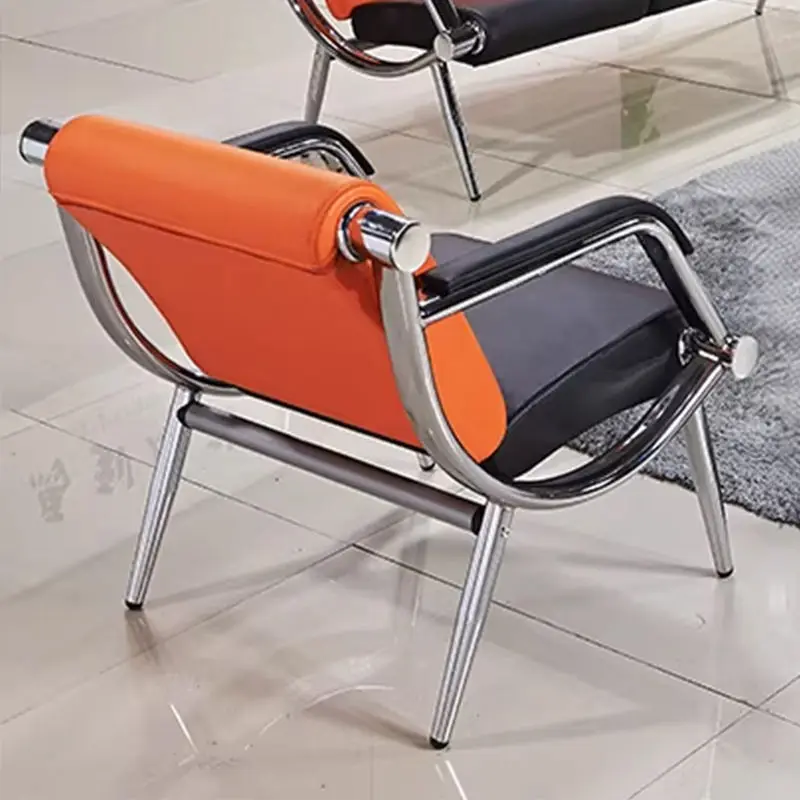 Office Furniture Commercial Modern Reception Sofa Office Couch Leather Office Sofa Set Furniture — image 4
