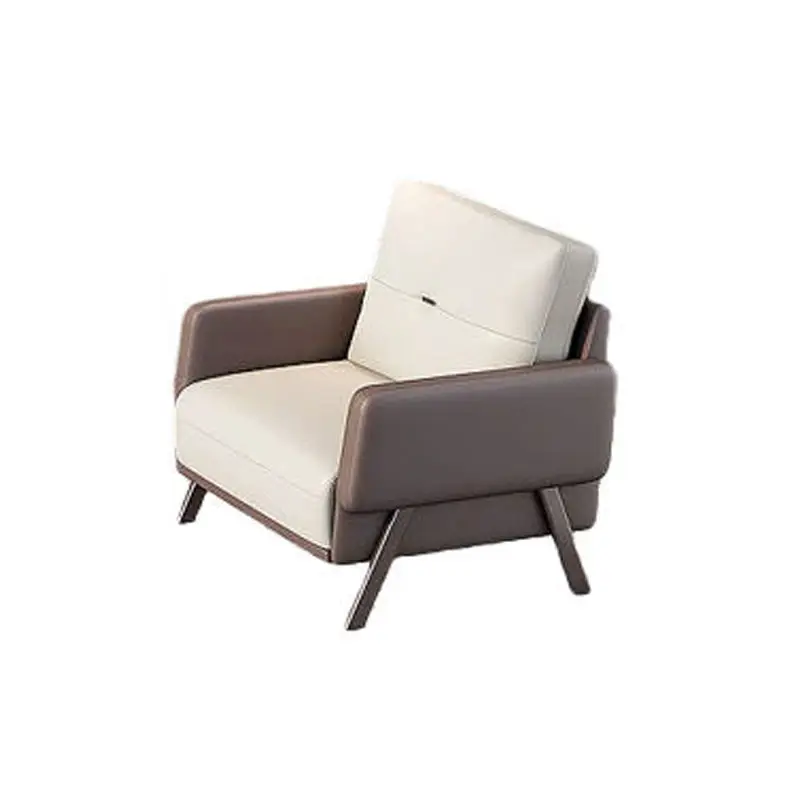 Office Furniture Commercial Modern Reception Sofa Office Couch Leather Office Sofa Set Furniture — image 4