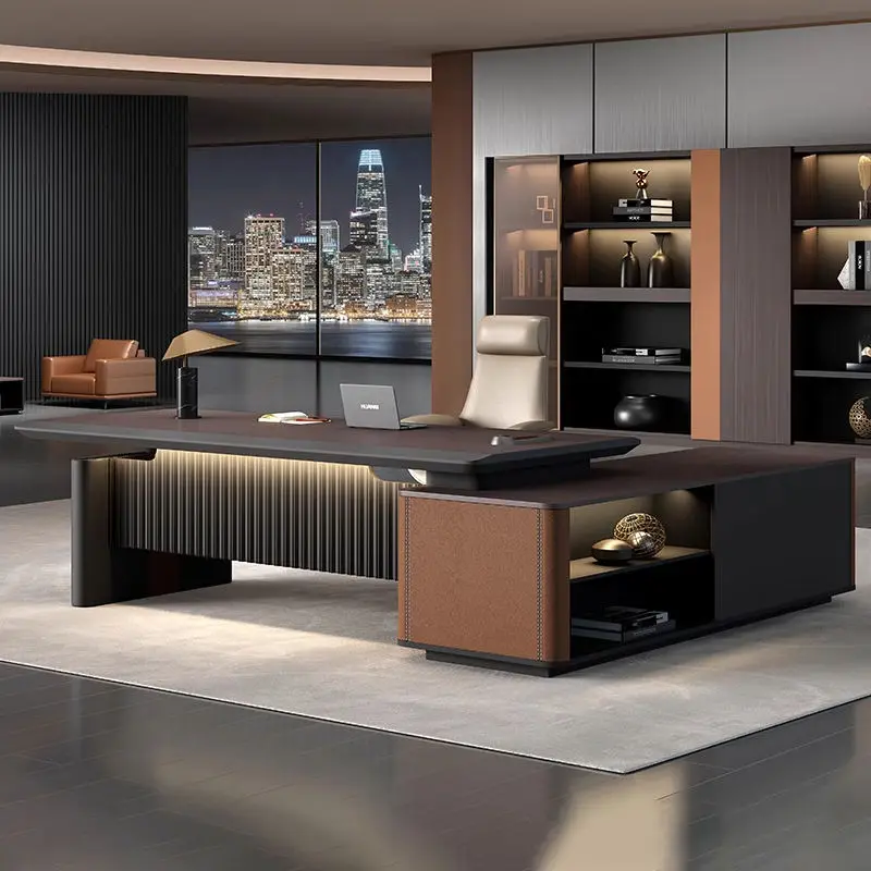 Office Furniture boss Desk Manager Executive Office Desk Table Ceo Luxury Desk boss Table — image 3