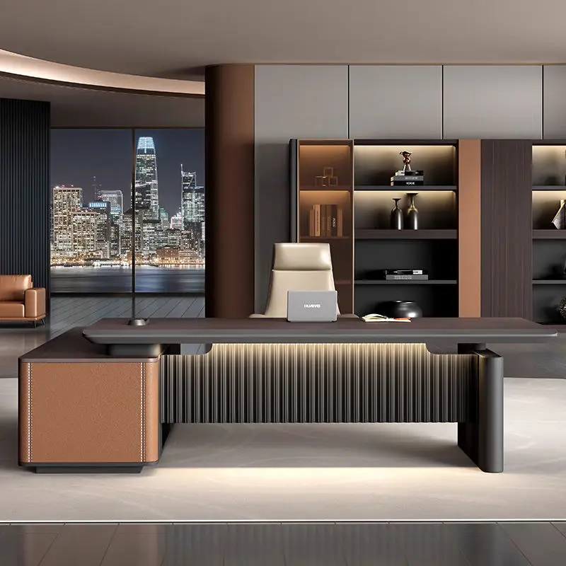 Office Furniture boss Desk Manager Executive Office Desk Table Ceo Luxury Desk boss Table — image 4