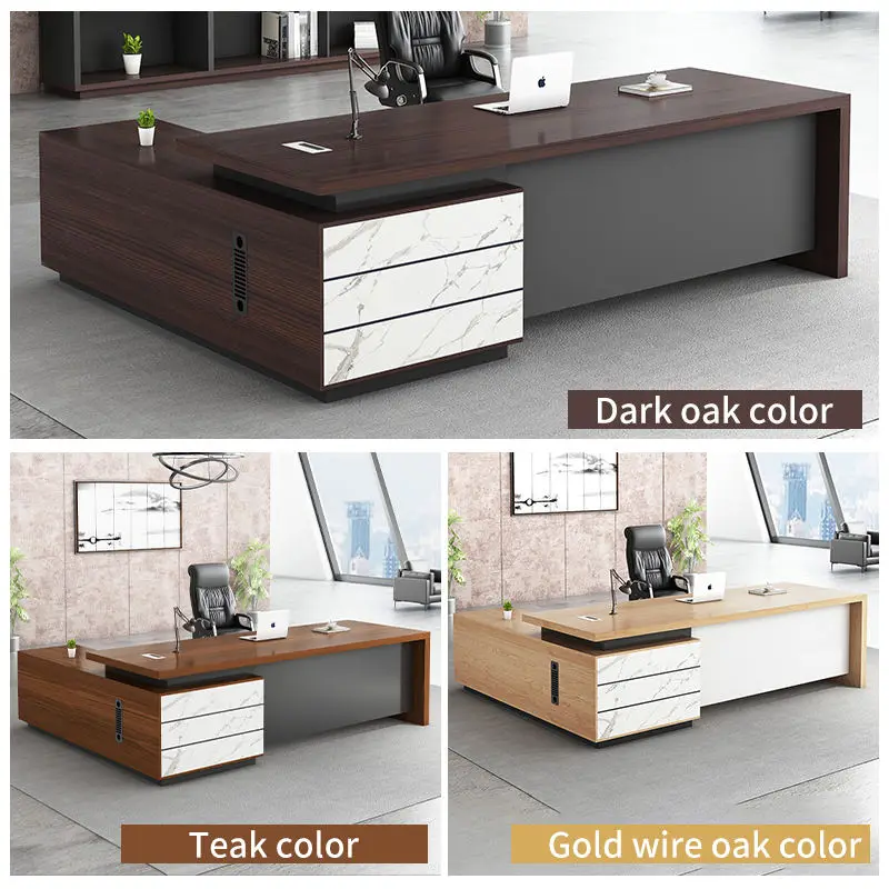 Office Furniture boss Desk Manager Executive Office Desk Table Ceo Luxury Desk boss Table — image 3