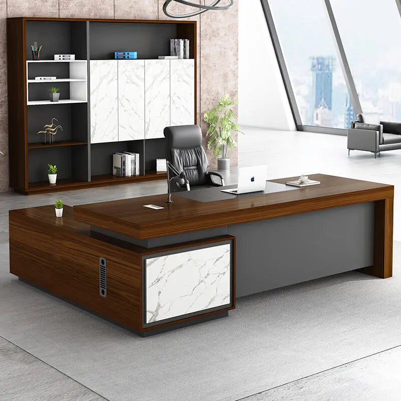 Office Furniture boss Desk Manager Executive Office Desk Table Ceo Luxury Desk boss Table — image 3