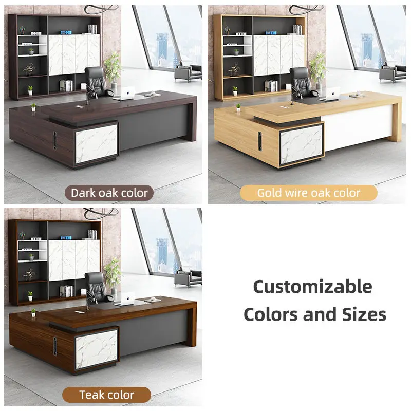 Office Furniture boss Desk Manager Executive Office Desk Table Ceo Luxury Desk boss Table — image 4
