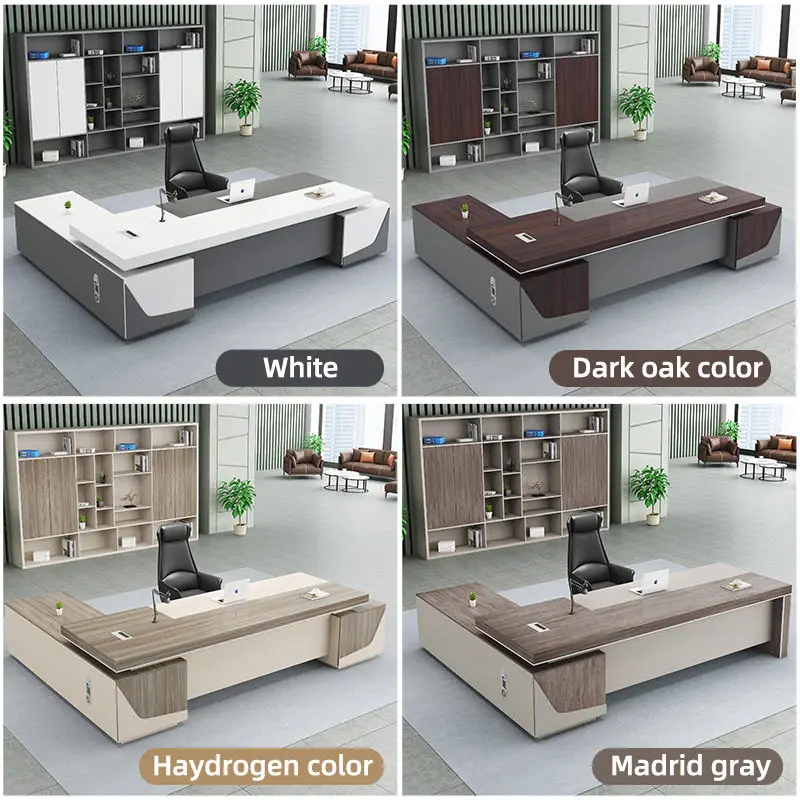 Office Furniture boss Desk Manager Executive Office Desk Table Ceo Luxury Desk boss Table — image 4