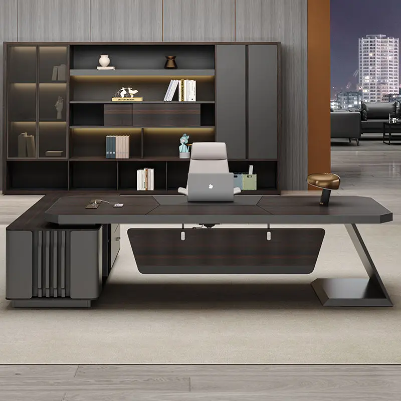 Office Furniture boss Desk Manager Executive Office Desk Table Ceo Luxury Desk boss Table — image 3