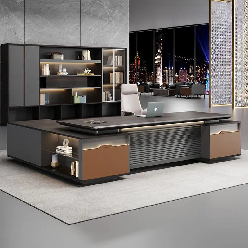 Office Furniture boss Desk Manager Executive Office Desk Table Ceo Luxury Desk boss Table — view 1