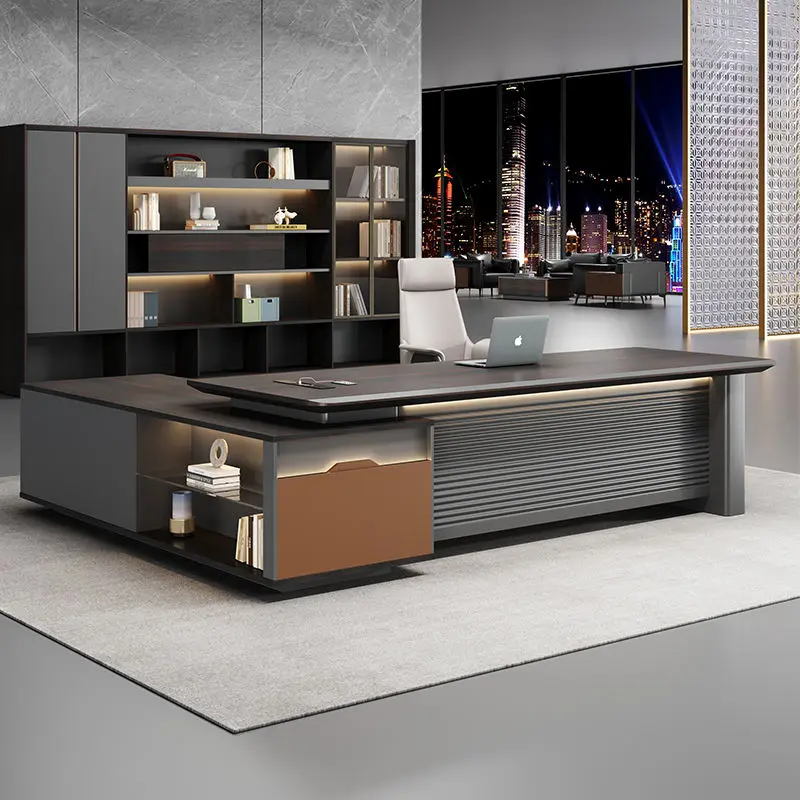 Office Furniture boss Desk Manager Executive Office Desk Table Ceo Luxury Desk boss Table — view 2