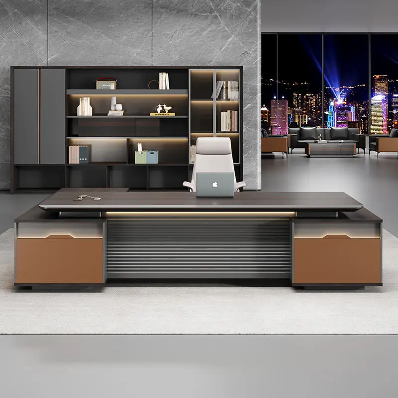 Office Furniture boss Desk Manager Executive Office Desk Table Ceo Luxury Desk boss Table — view 3