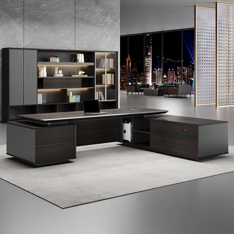 Office Furniture boss Desk Manager Executive Office Desk Table Ceo Luxury Desk boss Table — view 4